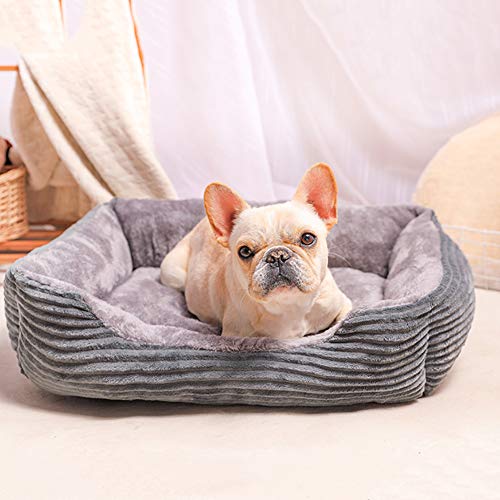 WEWE Cama para Perros Cama para Mascotas Amortiguador del Animal Doméstico,Canasta De Perro Haustierbett Cama Confort Lavable Cama para Perros Y Sofá para Perro Grande Medio-d 90x70x15cm(35x28x6inch)