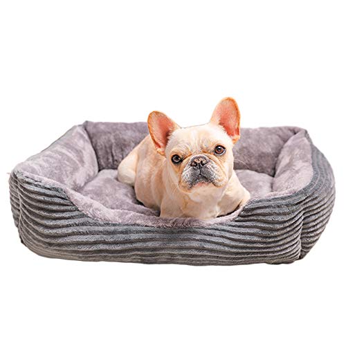 WEWE Cama para Perros Cama para Mascotas Amortiguador del Animal Doméstico,Canasta De Perro Haustierbett Cama Confort Lavable Cama para Perros Y Sofá para Perro Grande Medio-d 90x70x15cm(35x28x6inch)