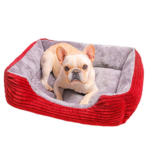 WEWE Cama para Perros Cama para Mascotas Amortiguador del Animal Doméstico,Canasta De Perro Haustierbett Cama Confort Lavable Cama para Perros Y Sofá para Perro Grande Medio-a 90x70x15cm(35x28x6inch)