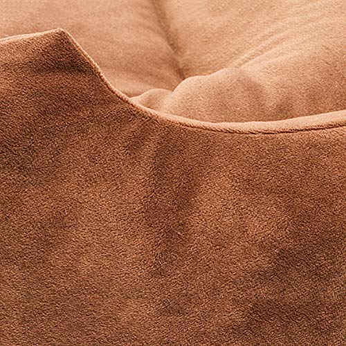 WEWE Mascota Cama para Perros,Super Suave Sofá para Mascotas Cama De Gatos Fondo Antideslizante Mascota Lounger Calentamiento Y Transpirable Cama-Color Café 120x80cm(47x31inch)