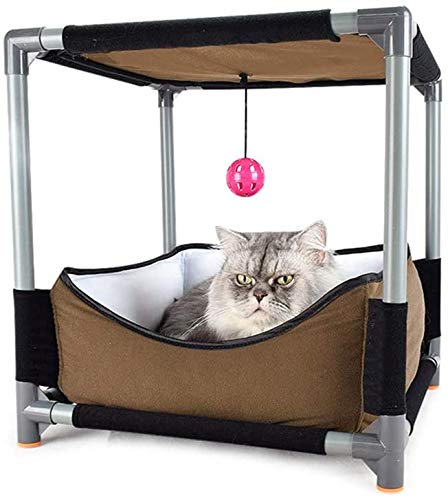 WJHCDDA Cama para perro, cama para gato, cálida y encantadora, material de PVC respetuoso con el medio ambiente, fácil de montar, apto para todos los gatos iglús.