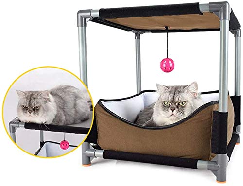 WJHCDDA Cama para perro, cama para gato, cálida y encantadora, material de PVC respetuoso con el medio ambiente, fácil de montar, apto para todos los gatos iglús.