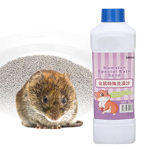 Wosune Arena de baño, Arena de baño de Mascotas, Conejo Arena de baño Cobaya Conejo Chinchilla para hámster