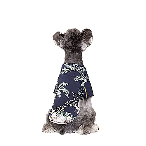 Wulivon Camiseta de algodón para perro o playa, ropa de verano fresca y refrescante, transpirable, antimanchas, ropa para perros y gatos pequeños y medianos