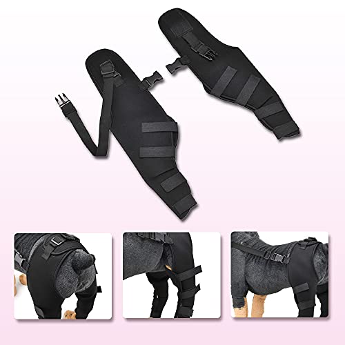 WXFEXIA Braces para la pierna trasera del perro con manga para el hombro, protector para la articulación del codo canino para la cicatrización de heridas, esguinces, estabilidad deficiente