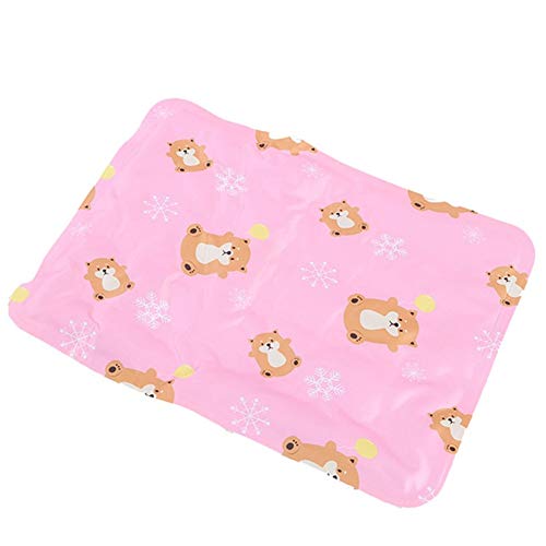 xihan123 Alfombra Refrigerante para Perros Personalizar Cama Refrigerante Perro Cómodo Manta Refrescante para Aporta Una Sensación De Frescor A Las Mascotas Pink,Small