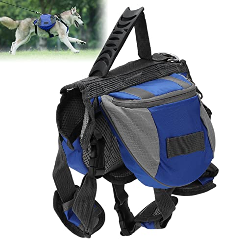 XINL Alforjas para Perros de Caza, Mochila Práctica Impermeable para Perros, Transpirable para Perros Grandes para Perros Medianos para Perros Pequeños(S)