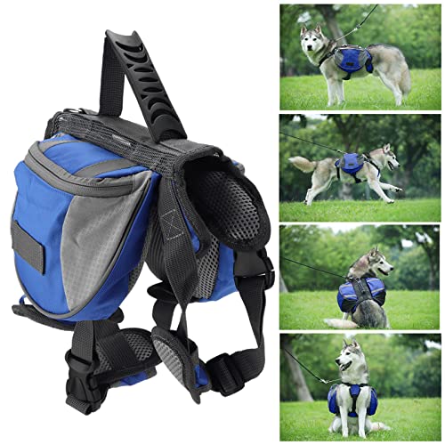 XINL Alforjas para Perros de Caza, Mochila Práctica Impermeable para Perros, Transpirable para Perros Grandes para Perros Medianos para Perros Pequeños(S)