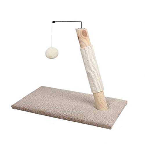 XMCF Árboles de Actividades para Gatos Gato Que rasguña el Poste, rasguño de Gato Post, con Naturales de sisal Cuerda y Liso Suave Felpa, jóvenes y Adultos Gatos Rascador Rascador árbol para Gato