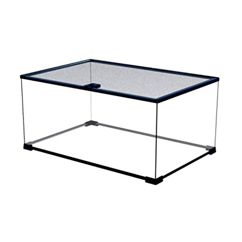 Xu-pet Acuático Tortuga Rana renacuajo Alimentación Tanque, Raza Fomentar Casa terrario, Mascota casa Reptil Vivarium Box (Size : 45 * 30.5 * 22.5CM)