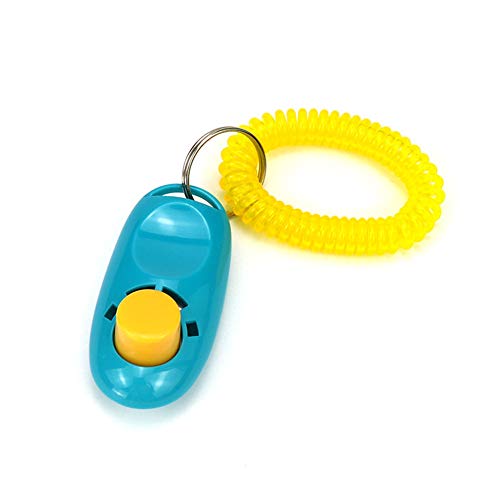 Yagoal Cliker Entrenamiento Perro Clicker Perro Perro SIDA Cachorro de formación Cachorro Clicker Kit de formación Perro adiestramiento randomcolor,4pcs