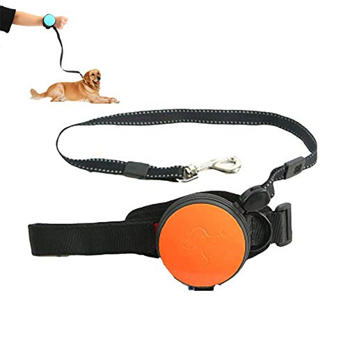 Yagoal Correa Perro Correas para Perros Extensible de Perro Guía de Entrenamiento para Perros Retráctil de Perro Correa para Perros Grandes Orange