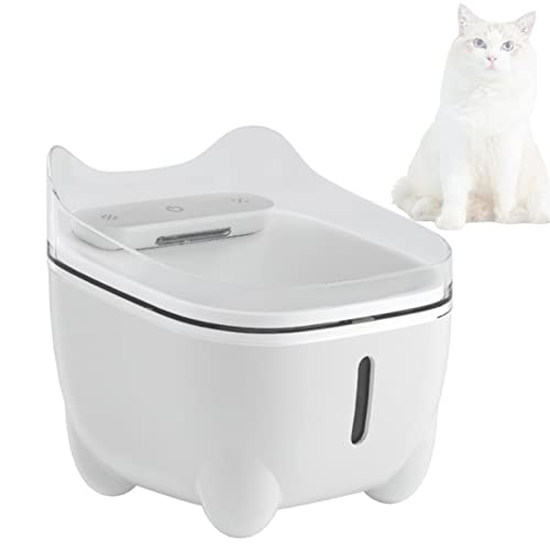 YAMIA1115 Fuente para Beber para Mascotas, Fuente para Beber para Perros y Gatos, Fuente de Flujo de Circulación Automática, Filtro para Cuenco para Beber, Antibacteriano