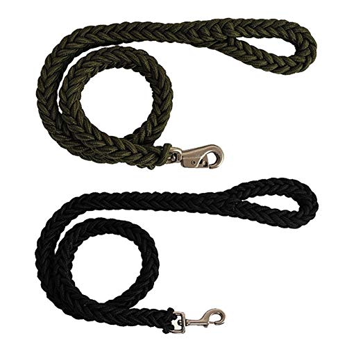 YANODA Durable Nylon Big Dog Leash For Perros Medianos Grandes Mascota Fuerte Cuerda Redonda Bulldog Golden Retriever Pitbull Cadena De Plomo Suministros For Mascotas Correas