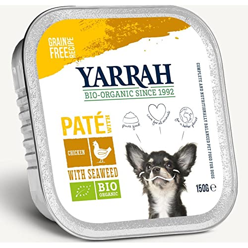 Yarrah Tarrina para Perros con Pollo y Algas 150 g