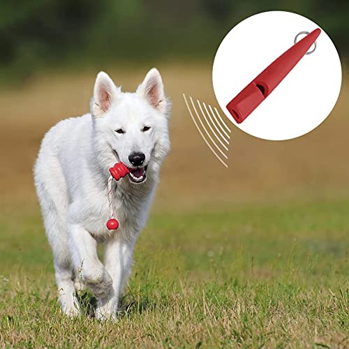 YeahBoom 4 silbatos para perros, cuerno de búfalo, silbato de entrenamiento profesional para el entrenamiento del perro, con frecuencia estándar, ideal para la educación del perro.