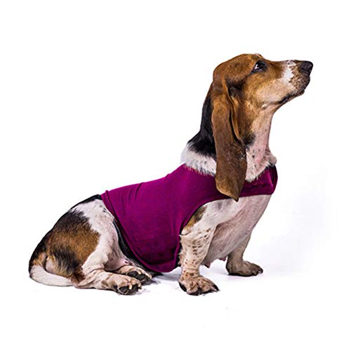 yinyinpu Trajes Perro Ropa para Perros Abrigos para Perros medianos Ansiedad Abrigo de Perro Alivio de ansiedad para Perros Abrigos para Perros pequeños Rose-Red,M