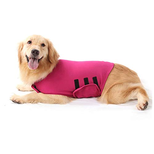 yinyinpu Trajes Perro Ropa para Perros Abrigos para Perros medianos Ansiedad Abrigo de Perro Alivio de ansiedad para Perros Abrigos para Perros pequeños Rose-Red,M