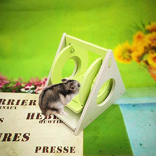 YiShuHua Hamster Swing Hamster Playground Hamster Toys Toys Crianza Hamster y escondite para Gerbils Guinea Pigs Chinchillas (Color : Green)