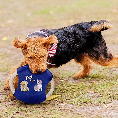 Yisika Juguete masticable interactivo para perros,Frisbees para mascotas,para la limpieza de los dientes, beneficioso para la salud dental del perro Salud mental, mejor para perros pequeños / medianos