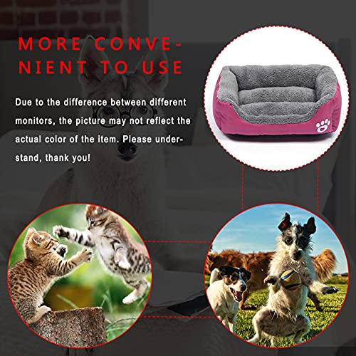 YoBuyBuy Camas para perros grandes Cojín para mascotas Casa Suave y cálida Manta Nido Lavable 3D PP Relleno de algodón Cojín para mascotas