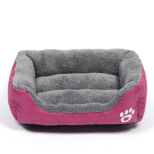 YoBuyBuy Camas para perros grandes Cojín para mascotas Casa Suave y cálida Manta Nido Lavable 3D PP Relleno de algodón Cojín para mascotas