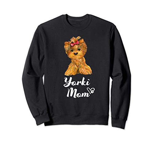 YORKI MOM perro regalo de mamá madre YORKSHIRE TERRIER Sudadera