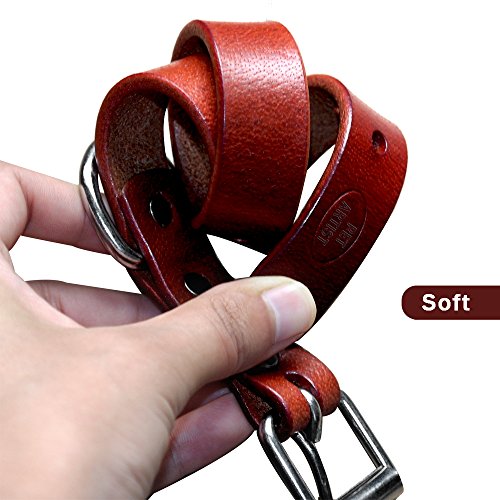 YUEHAN Collar De Perro Collares De Cuero Genuino para Perros Collar De Cuero Real para Mascotas para Perros Que Entrenan A Caminar Tamaño XS SML XL XXL Color Marrón para Pitbull