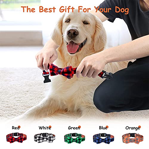 YUEHAN Collar De Perro Perro Pajarita A Cuadros Perro Collar Gato Pajarita Ajustable Suave Mascota Bowknot Collar para Perros Pequeños Medianos Cachorro Gato Mejor Regalo Chihuahua