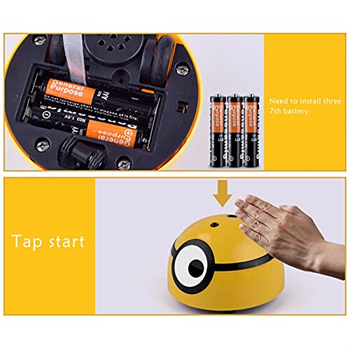 YYQQ Inteligentes Escapar Juguetes Mascotas automáticos Juguetes interactivos para niños Gatos Perros Mascotas Sensor infrarrojo Conejo Suministros para Mascotas Accesorios (Color : Automatic Type)