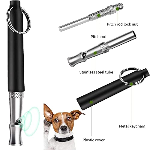 YYUU 3 Piezas Silbato para Entrenamiento Perros, Silbato De Ultrasonidos, Silbato Entrenador, Silbato para Perros con Cordón, para Adiestramiento De Perros y Control De Ladridos (3 Colores)