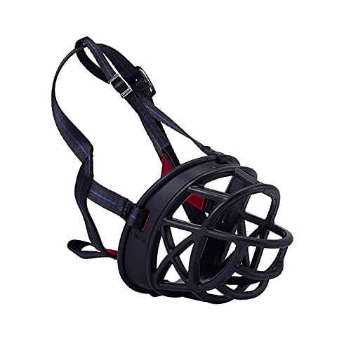 Z-Y Bozal para Perros Perros Hocico Pet Perro Perro Ajustable BOZZLE Anti BITADOR Lading SILICONO Malla de Silicona Halter Cesta Fuerte Accesorios de Entrenamiento para Mascotas Bozales