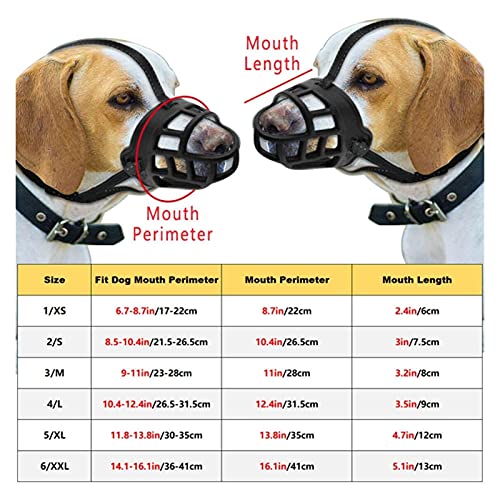 Z-Y Bozal para Perros Perros Hocico Pet Perro Perro Ajustable BOZZLE Anti BITADOR Lading SILICONO Malla de Silicona Halter Cesta Fuerte Accesorios de Entrenamiento para Mascotas Bozales