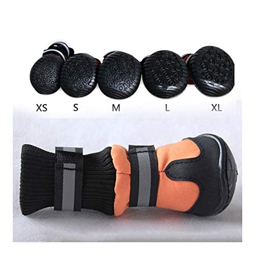 Z-Y Perro Zapatos Calcetines Invierno Perros Mascota Zapatos Impermeables Zapatos del Perro del Perro Casero Antideslizante Durable Pequeño Perro Grande Lluvia Botas De Nieve