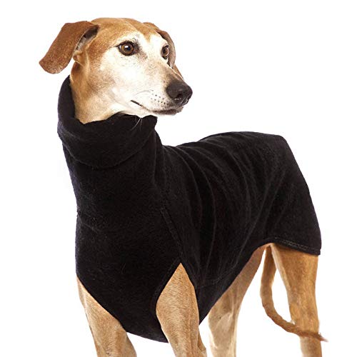 ZAJ Cuello del Abrigo for Perros Grandes Gran Danés Galgo Pitbull Ropa Ropa Animales Perro Medio Grande (Color : Black, tamaño : 5XL)