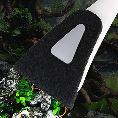 zhppac Limpiador De Cristales Acuarios Accesorios Aspirador de Grava para pecera Vidrio del Acuario de Limpieza Decoraciones y Accesorios para peceras 2-in-1