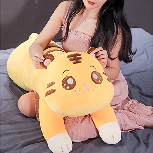 ZMDZA Juguete de Peluche, Tigre Lindo Animal Relleno del Juguete de Peluche - Adorable Suave Juguete de Regalo del Tigre - Presente Perfecto for los niños, bebés, niños pequeños (Size : 120cm)