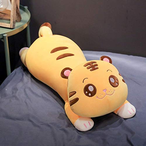 ZMDZA Juguete de Peluche, Tigre Lindo Animal Relleno del Juguete de Peluche - Adorable Suave Juguete de Regalo del Tigre - Presente Perfecto for los niños, bebés, niños pequeños (Size : 120cm)