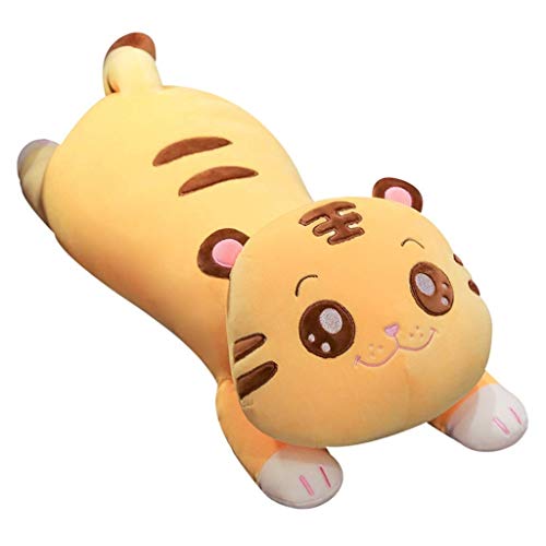 ZMDZA Juguete de Peluche, Tigre Lindo Animal Relleno del Juguete de Peluche - Adorable Suave Juguete de Regalo del Tigre - Presente Perfecto for los niños, bebés, niños pequeños (Size : 120cm)