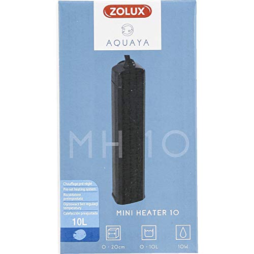 Zolux - Calefactor preconfigurado para Acuario de 0 a 10 L Potencia 10 W - ZO-336141