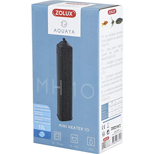 Zolux - Calefactor preconfigurado para Acuario de 0 a 10 L Potencia 10 W - ZO-336141