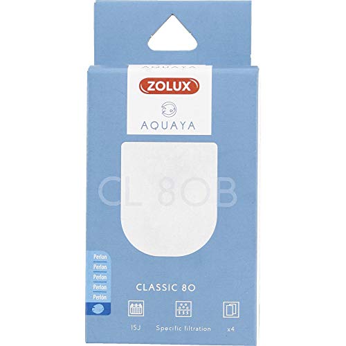 Zolux - Filtro para Bomba Classic 80, Filtro CL 80 B Perlon x 2 para Acuario - ZO-330206