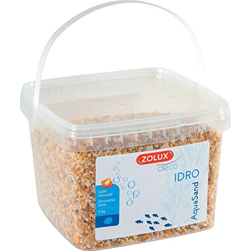 Zolux – Grava Decorativa 2-3 mm Amarillo Ashewa AquaSand 5 kg para Acuario - ZO-346266