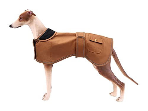 ZSYXM para Ropa Chaleco for Perros de algodón al Aire Libre de la Ropa del Deporte del Animal doméstico a Prueba de Viento, Ropa de Perro de Galgos, Chaleco Reflectante for Perros con Seguridad