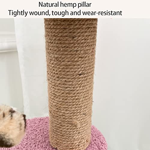 ZWWZ Árbol rascador árbol para Escalar,Rascador árbol para Gato,Poste De Rascar De Sisal Natural,Proporcione un Lugar para Que su Gato se entretenga,Haga Ejercicio,Explore y se rasque