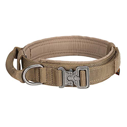 ZXCVASDF Collar de Perro Collar del Cuello Doble Collar Espesado cómoda y Durable Ajustable Grande Perro Especial y Medianas Empresas del Perro del Corgi alemán Cría de Animales para Mascotas,M